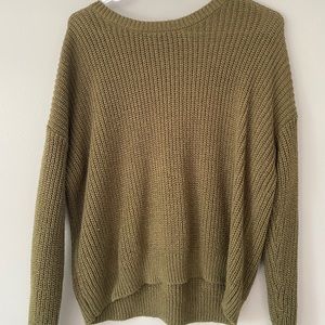 green forever 21 sweater